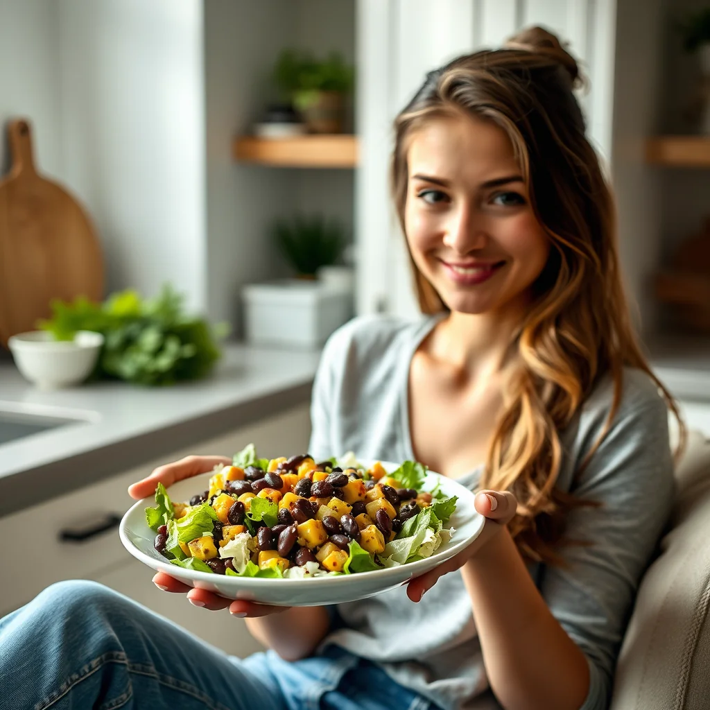 15-Minute Black Bean and Corn Salad – vegetarian recipe