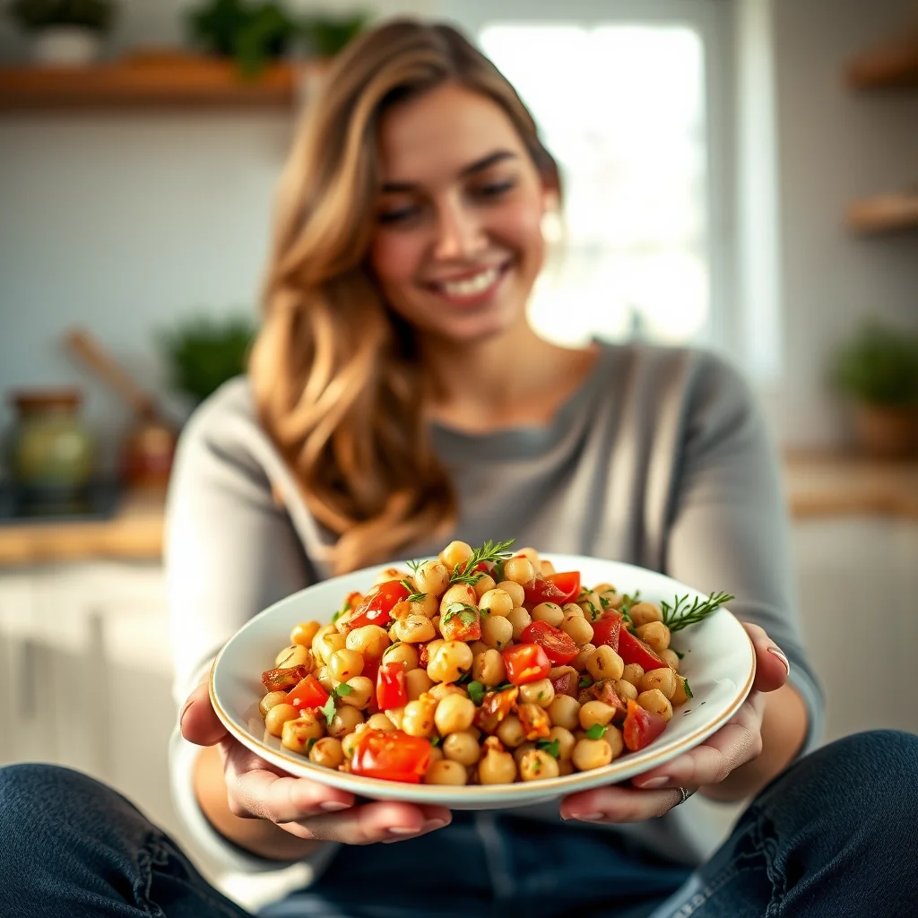 Mediterranean Chickpea Salad – vegetarian recipe