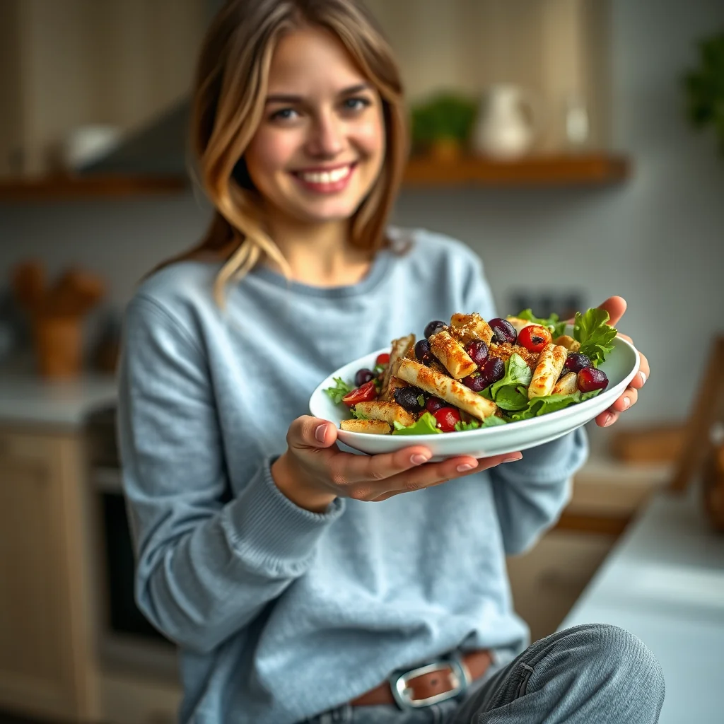 Hearty Wheat Berry Salad with Maple-Cinnamon Vinaigrette – vegetarian recipe