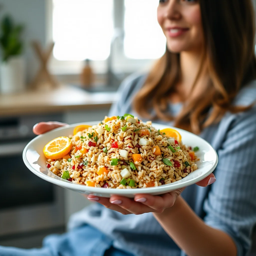 Vibrant Wild Rice Salad with Orange and Fennel – vegetarian recipe