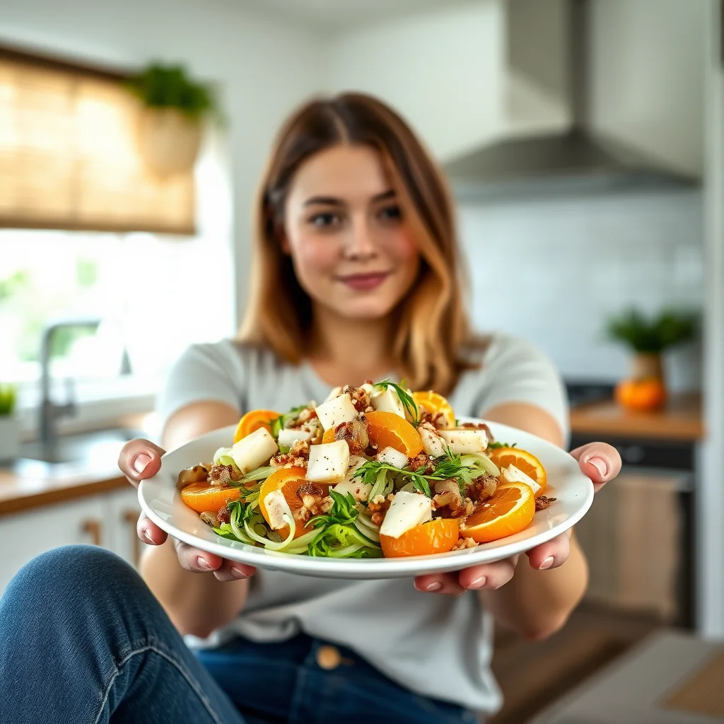 Fennel and Orange Salad with Artichokes and Parmesan – vegetarian recipe