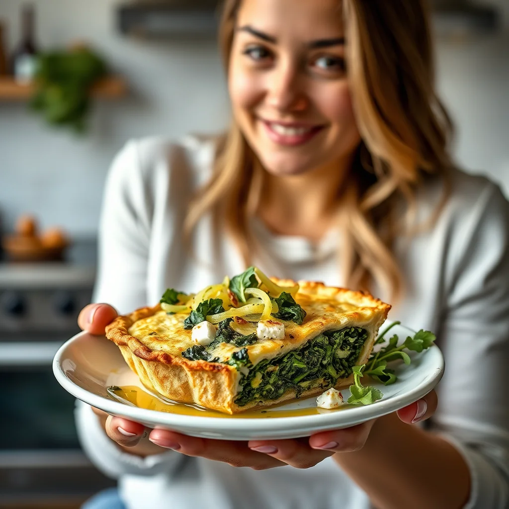 The Ultimate Comforting Spinach and Feta Pie – vegetarian recipe