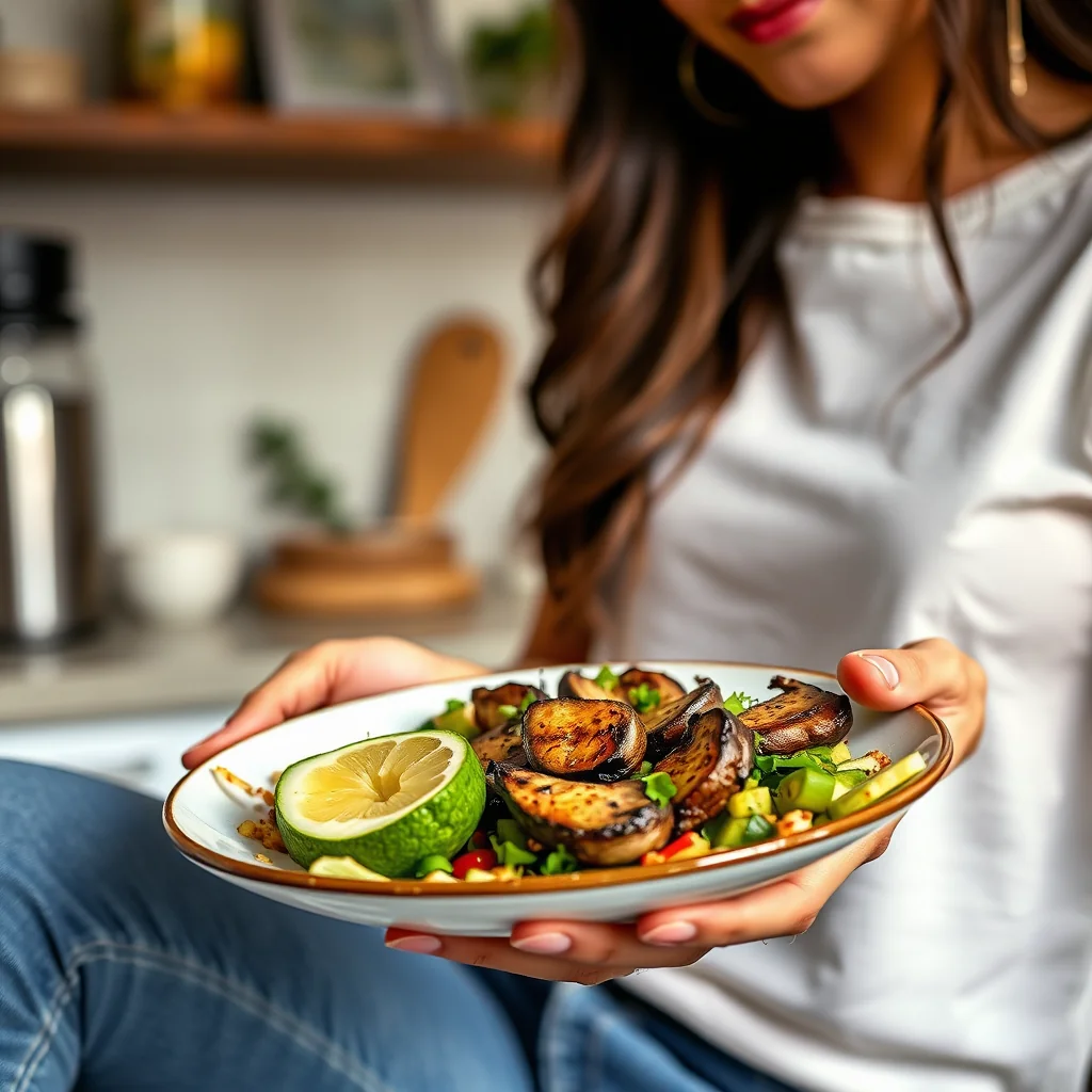 Grilled Portobello Fajitas – vegetarian recipe