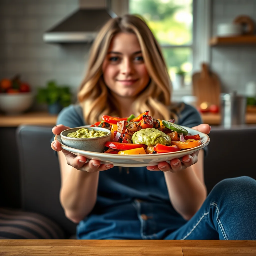 Grilled Veggie Fajitas with Easy Guacamole – vegetarian recipe