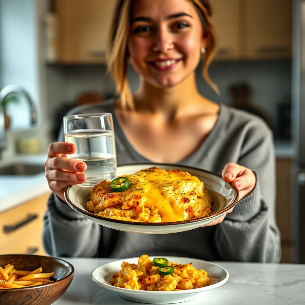Cheesy Jalapeño Grits Casserole – vegetarian recipe