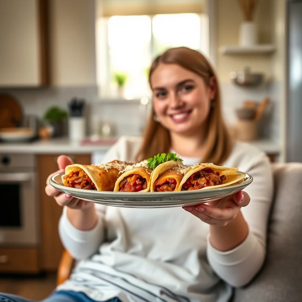 Easy Three-Bean Enchiladas – vegetarian recipe