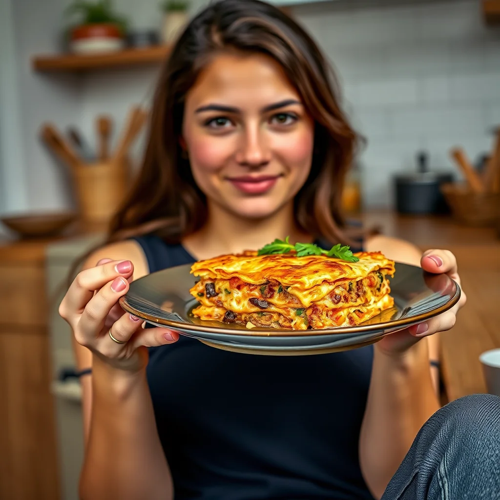 Vegetarian Tortilla Casserole (Lasagna Olé) – vegetarian recipe