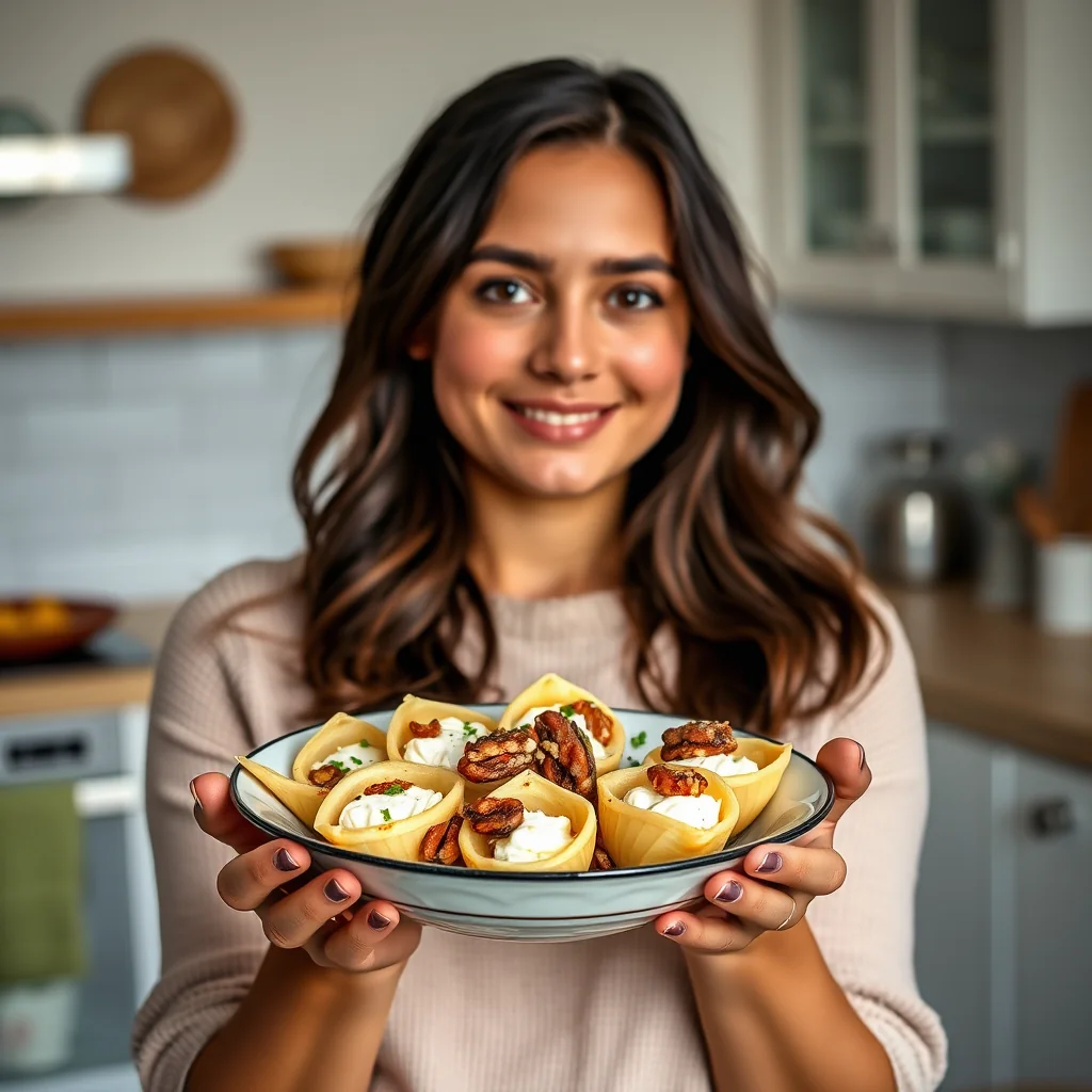 Walnut and Ricotta Stuffed Shells – vegetarian recipe