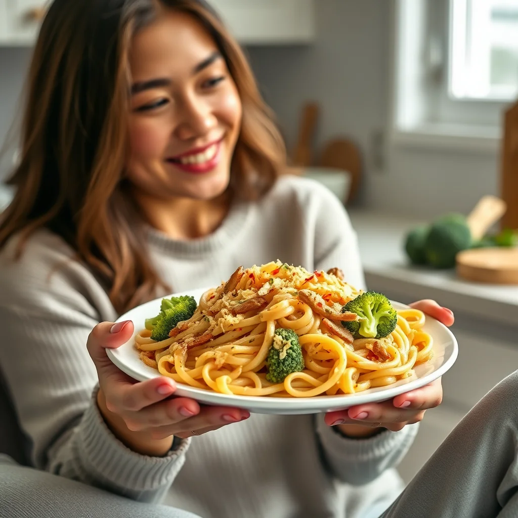 Creamy Veggie & Parmesan Pasta Bake – vegetarian recipe