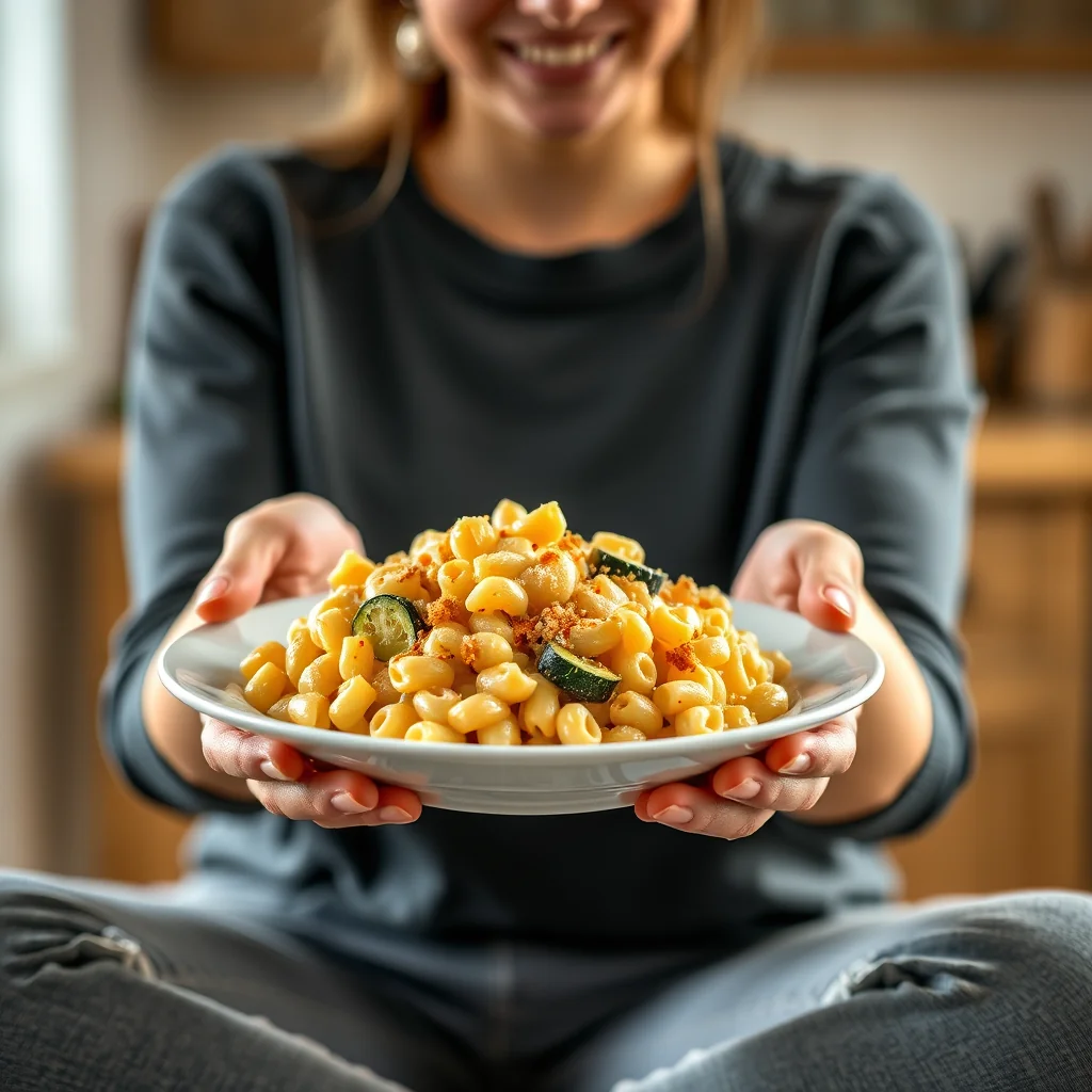 Creamy Veggie-Packed Mac and Cheese Bake – vegetarian recipe