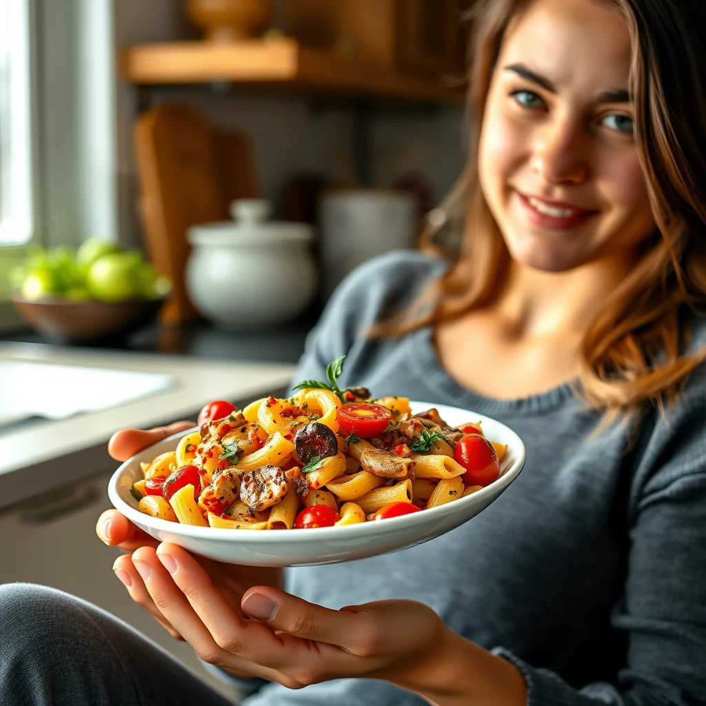 Mediterranean Pasta Bake – vegetarian recipe
