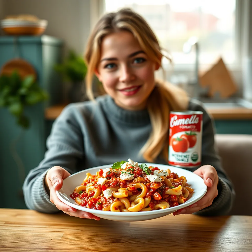 Mediterranean Baked Feta Pasta – vegetarian recipe