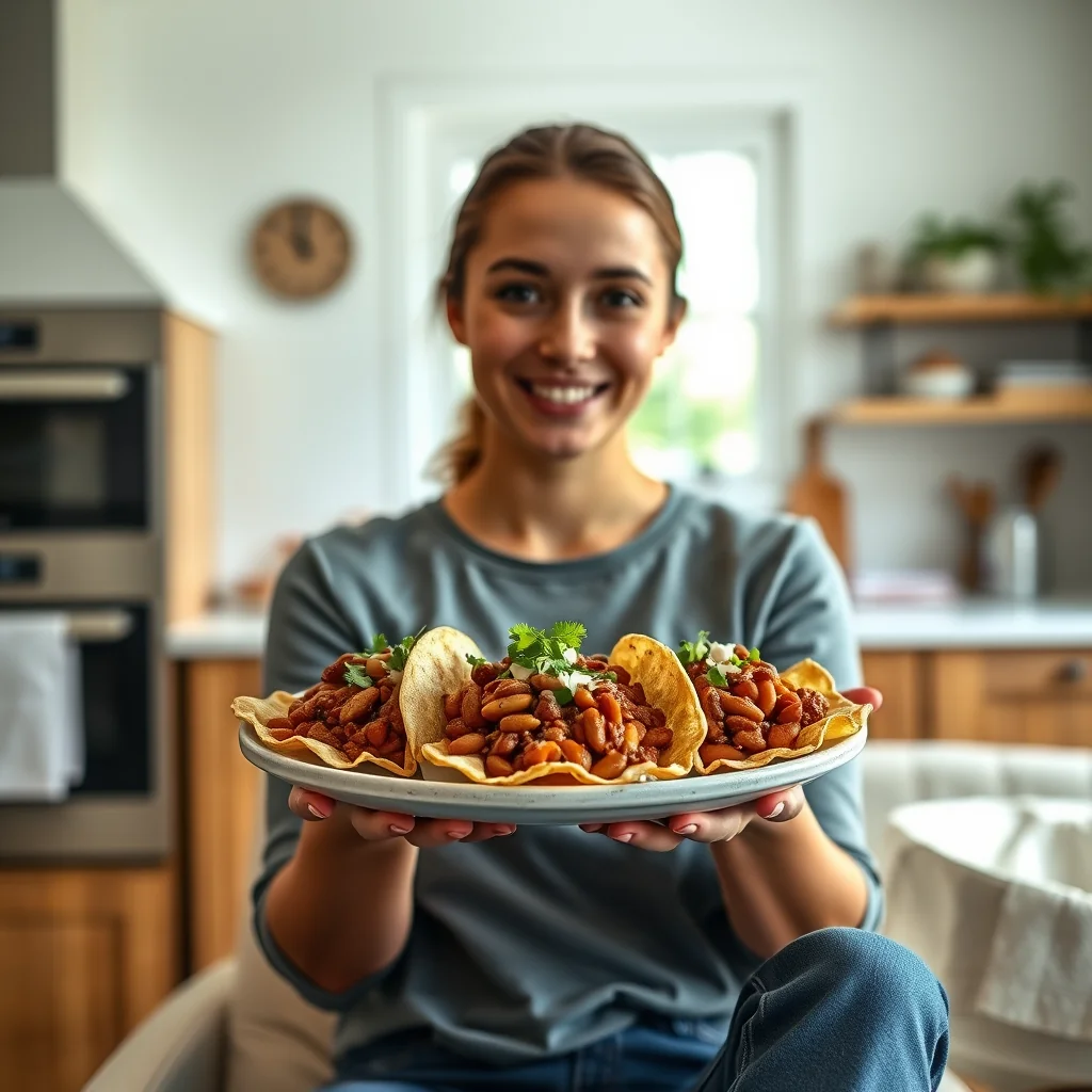 Vegan Chipotle Bean Tostadas – vegetarian recipe