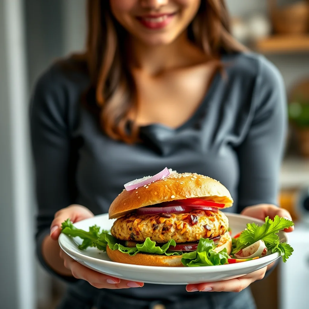 Juicy & Flavorful Tofu Burgers – vegetarian recipe