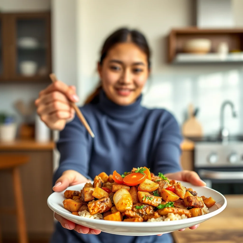 Hoisin Orange Tempeh Stir-Fry – vegetarian recipe