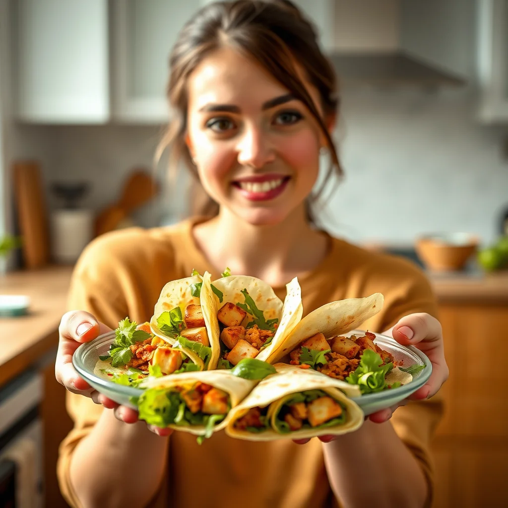 Zesty Chipotle-Lime Tofu Wraps – vegetarian recipe