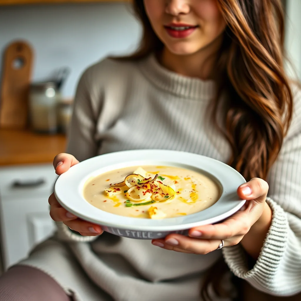 Velvety Gruyère & Potato Soup – vegetarian recipe