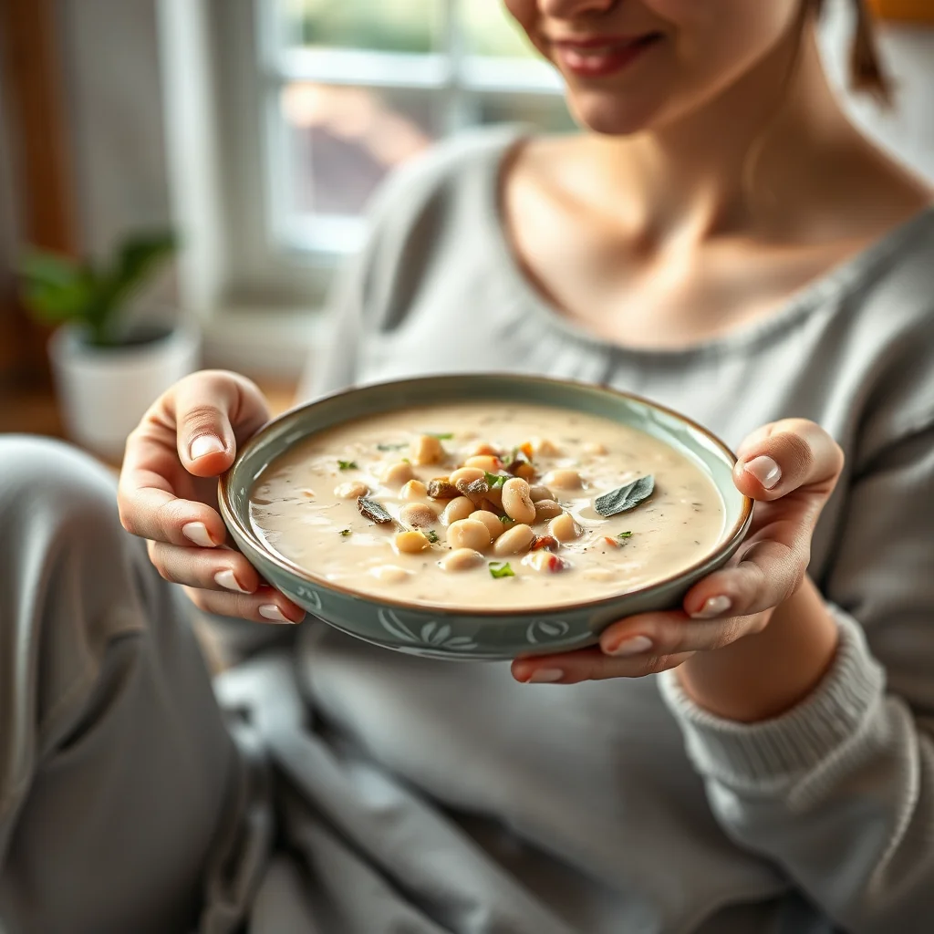 Creamy White Bean and Sage Soup – vegetarian recipe