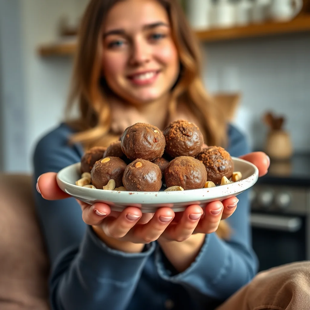 No-Bake Cocoa Balls – vegetarian recipe