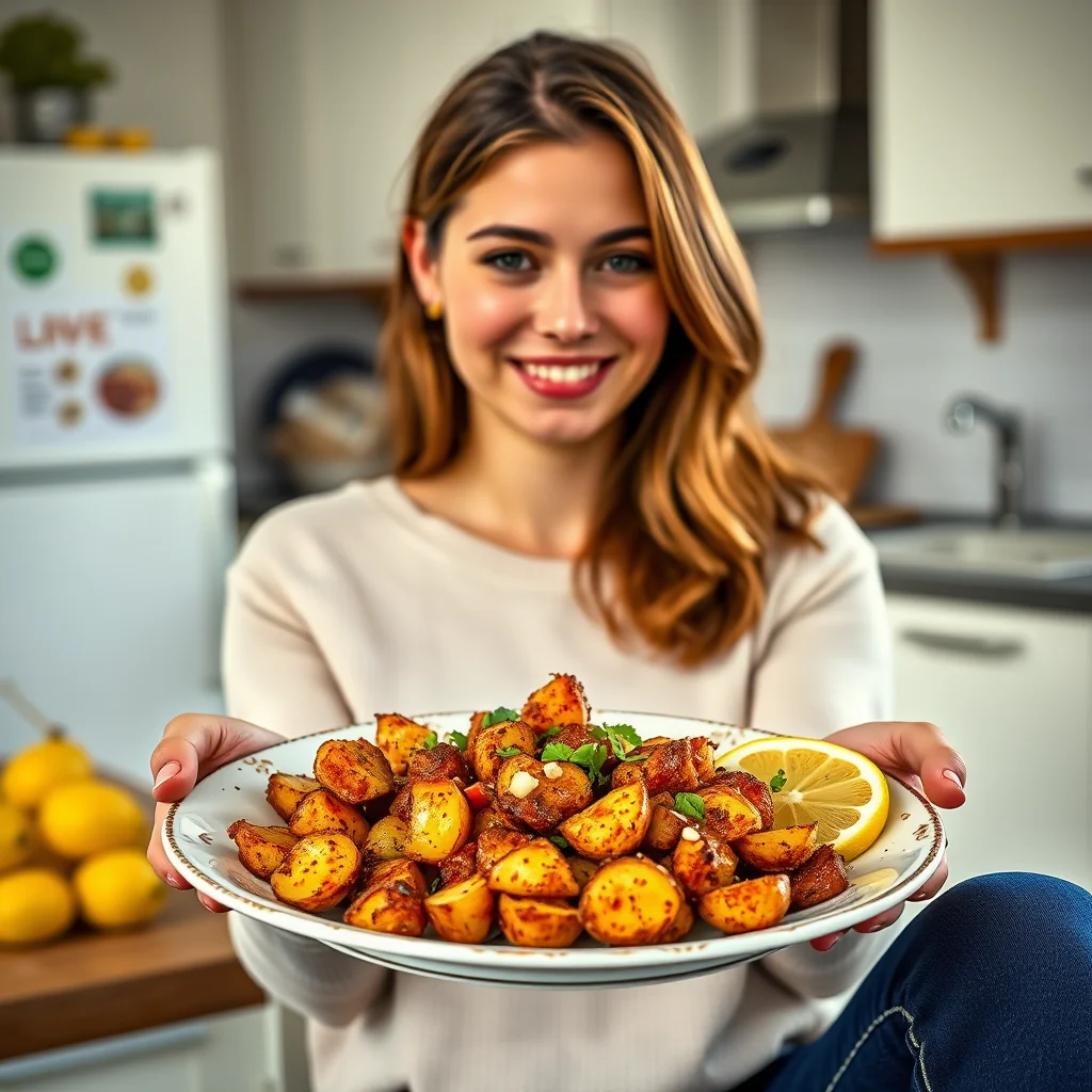 Crispy Chili-Ginger Potatoes – vegetarian recipe