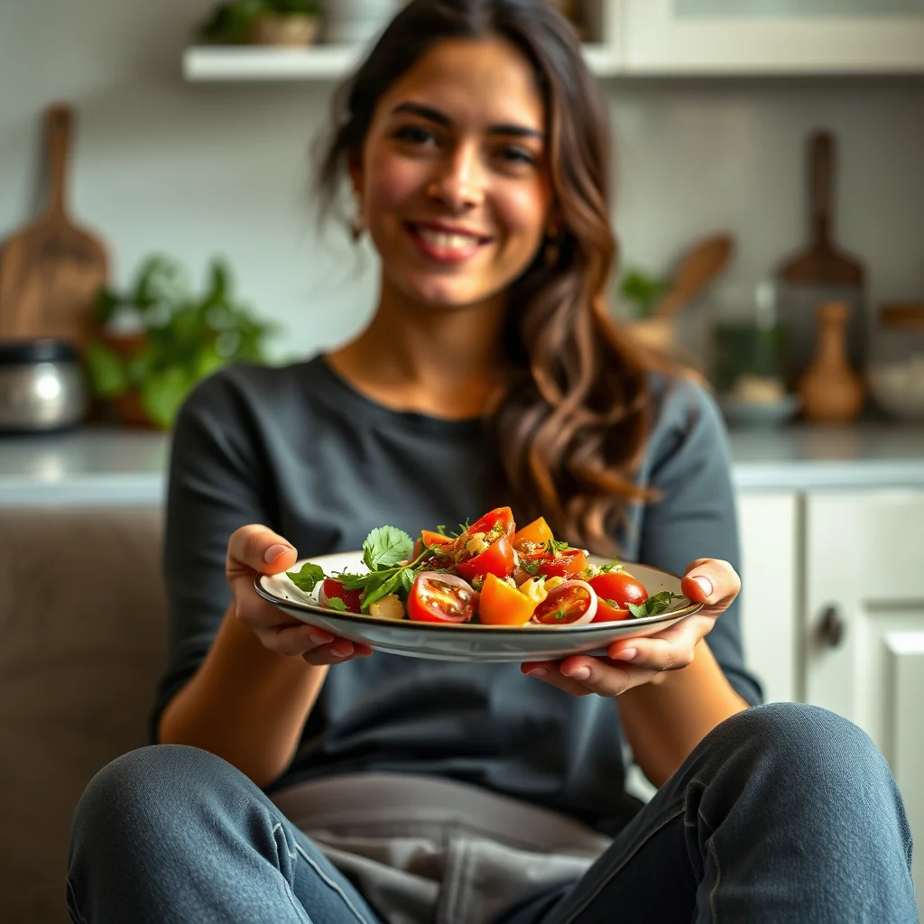 Heirloom Tomato Salad with Zesty Cumin Vinaigrette – vegetarian recipe
