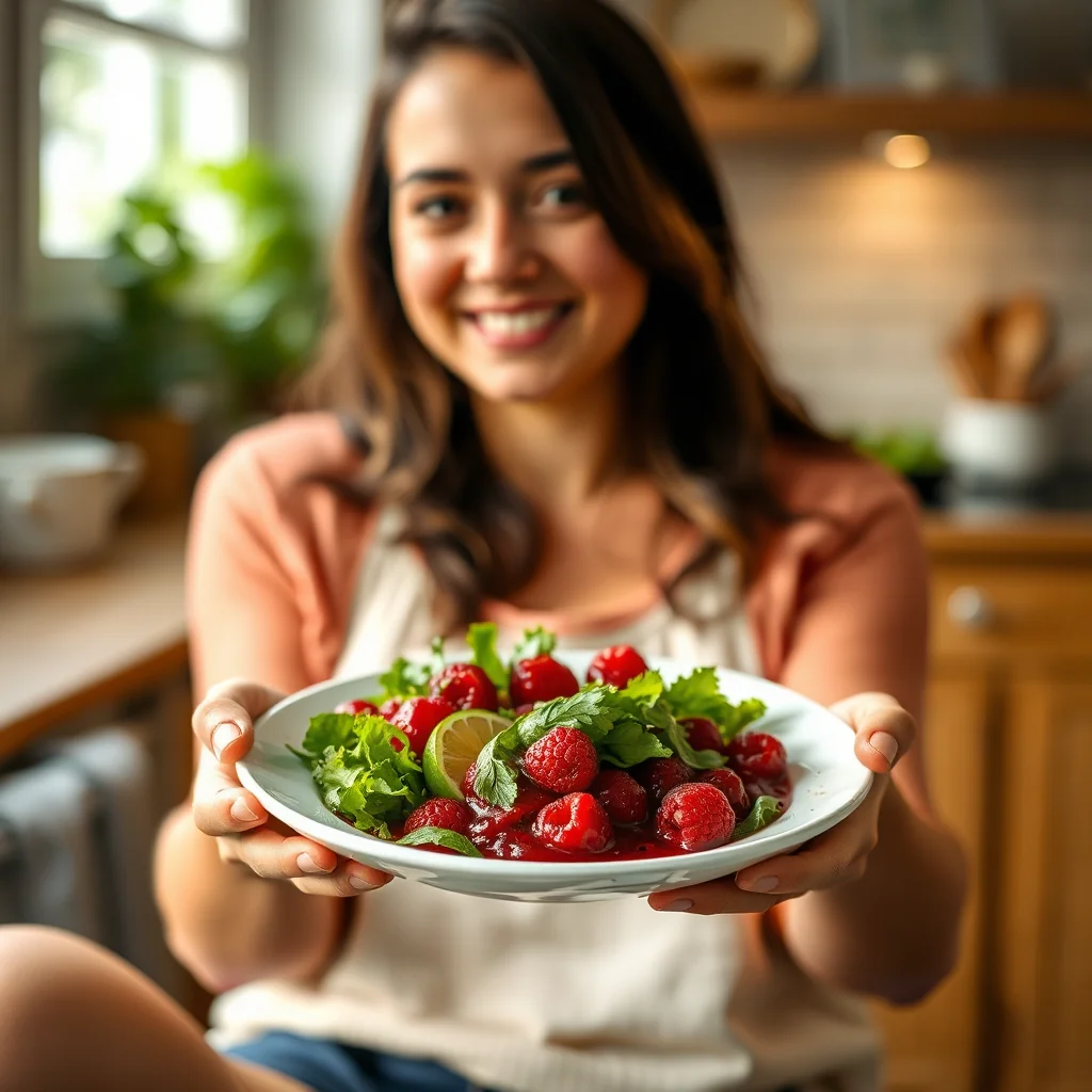 Homemade Raspberry Vinaigrette – vegetarian recipe