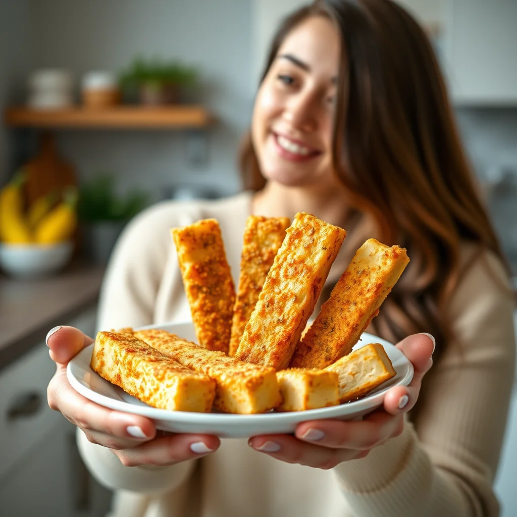 Crispy Baked Tofu Sticks (Vegan Fish Sticks) – vegetarian recipe