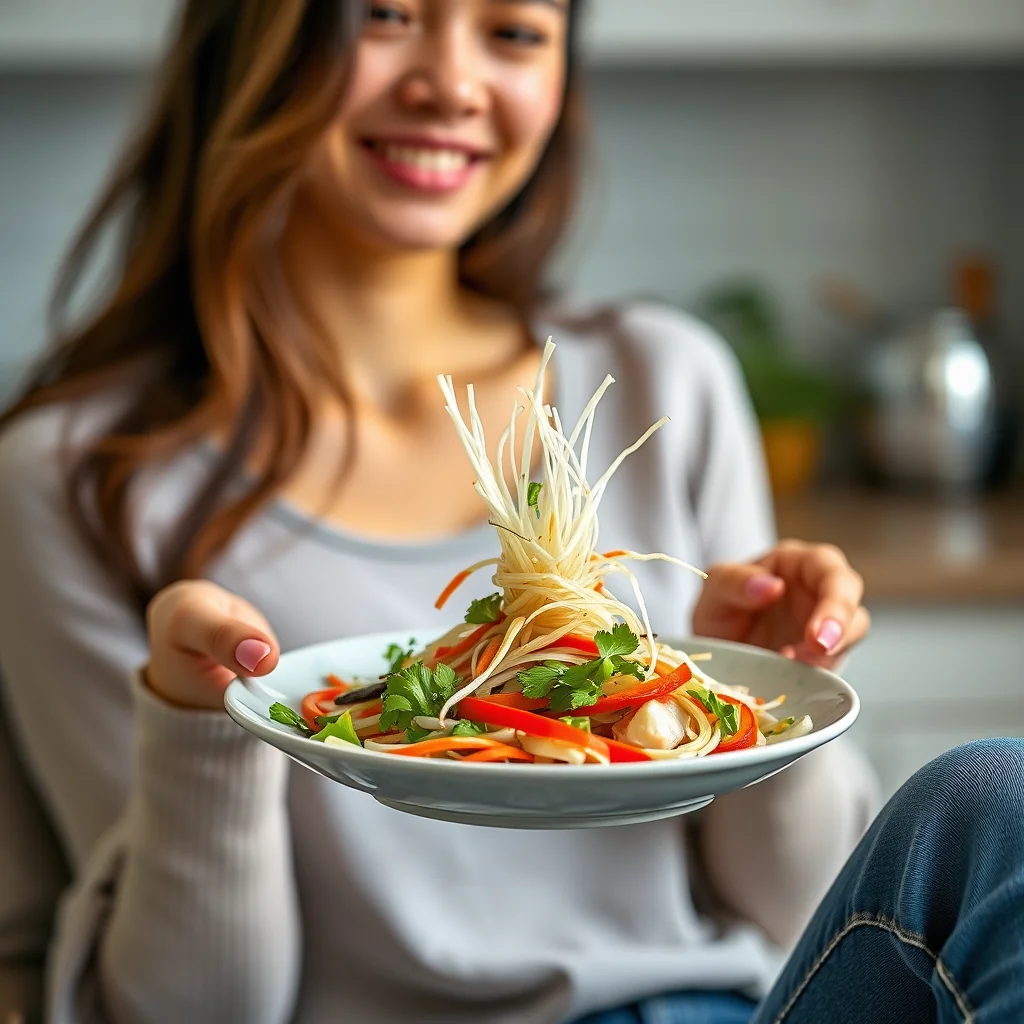 Deconstructed Spring Roll Salad – vegetarian recipe