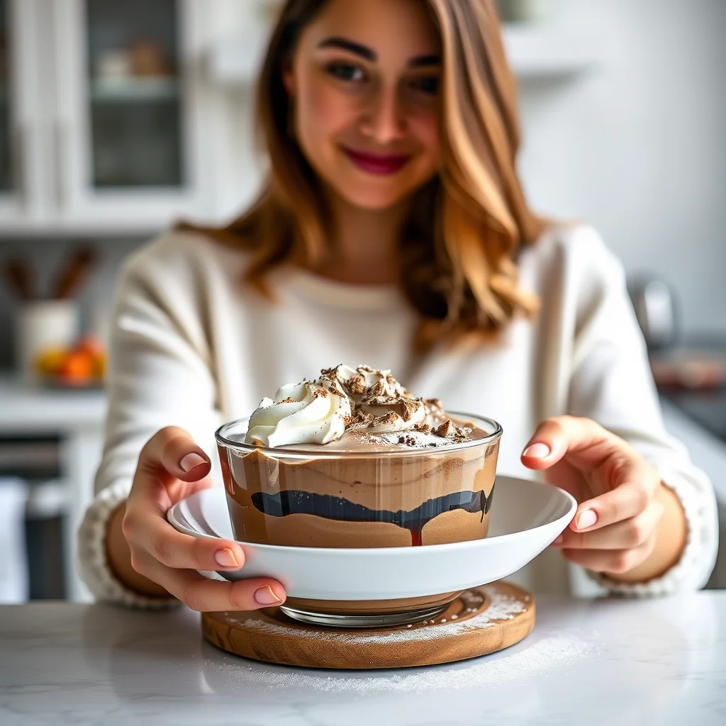 Speedy Mocha “Mousse” Pudding – vegetarian recipe