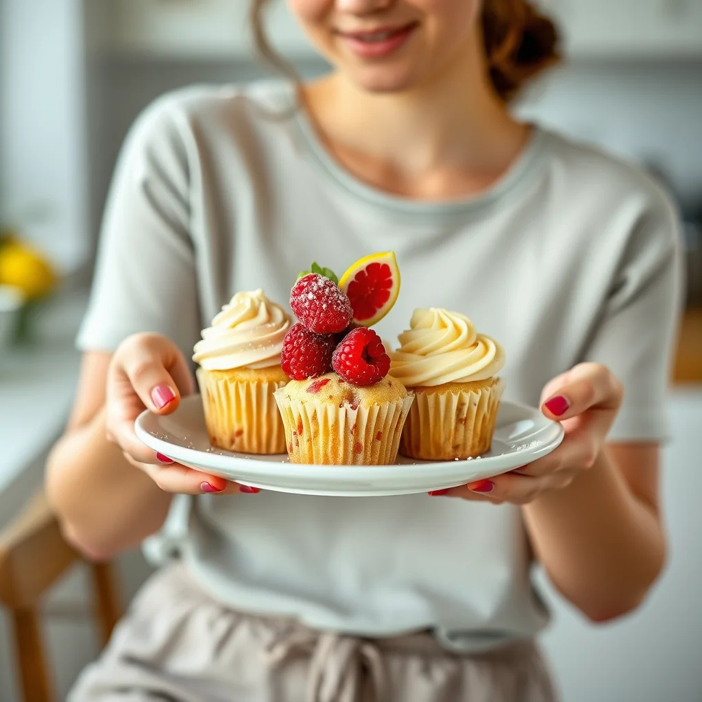 Sweetheart Raspberry Lemon Cupcakes (Vegan) – vegetarian recipe