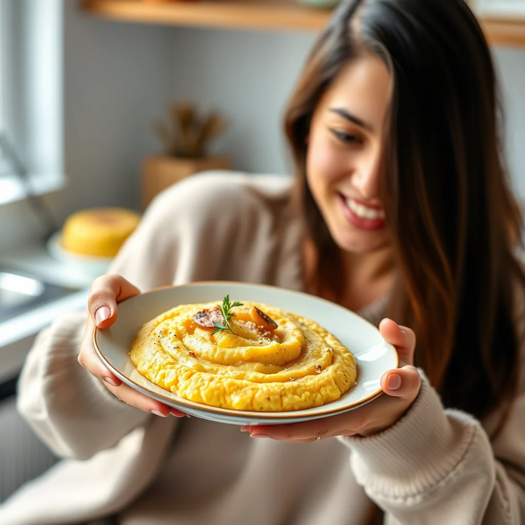 Creamy Vegetarian Polenta – vegetarian recipe